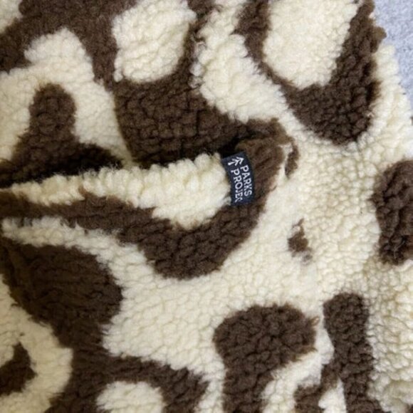 Parks Project Jogger Yellowstone Geyser High Pile Fleece Adult Sz M Brown NWOT - Picture 6 of 8